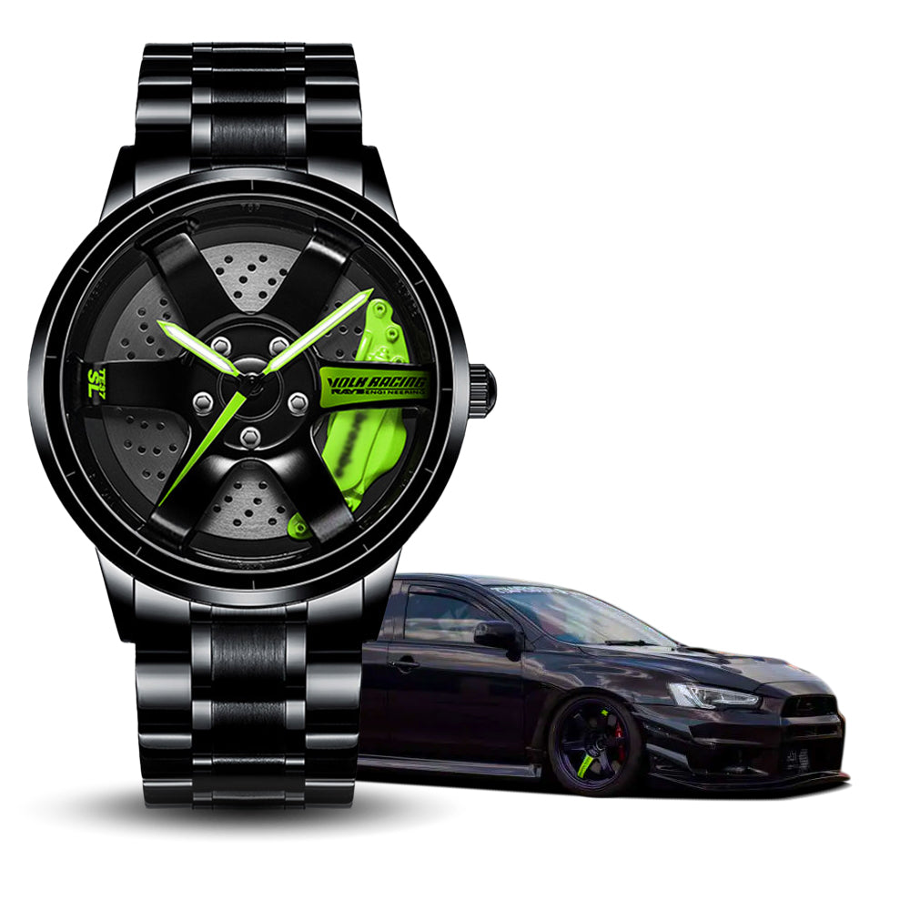JDM TE-37 Gyro Green Caliber EmpireLuxe