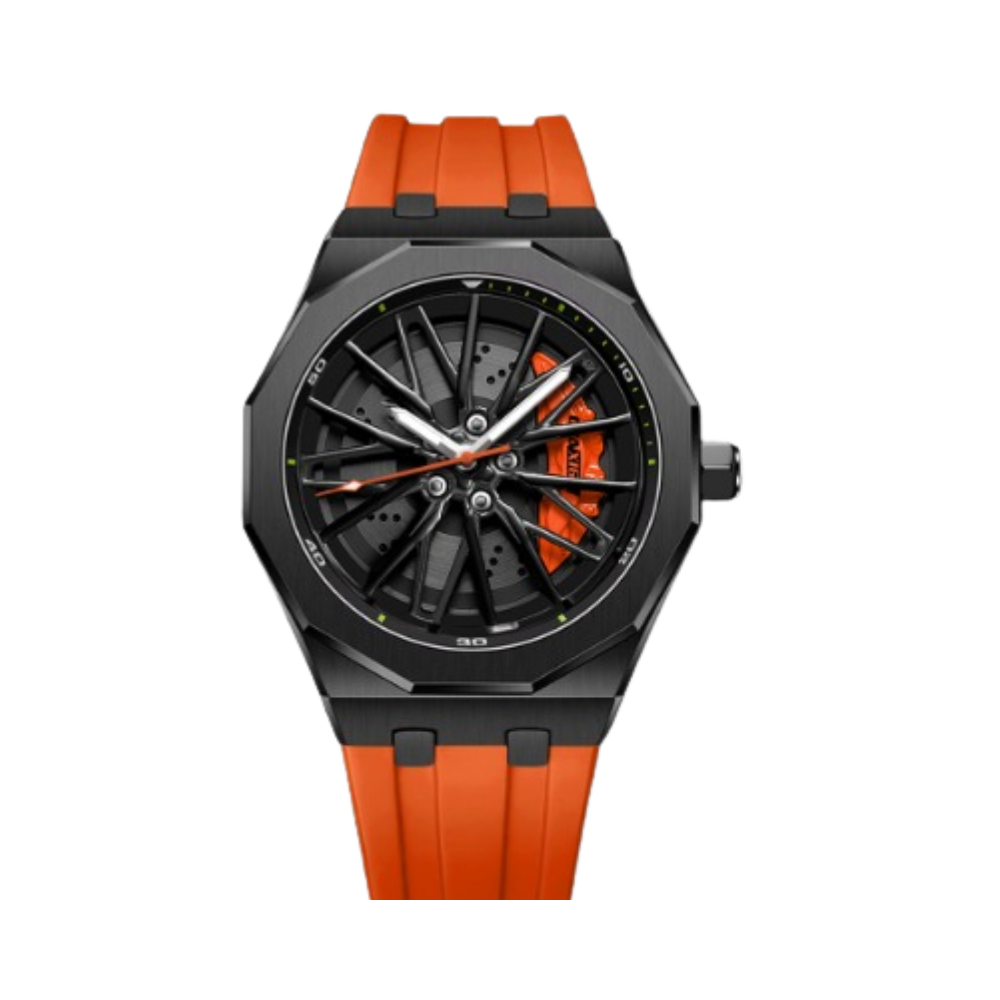 Petronas AMG G63 Gyro Orange Caliber/Orange Rubber Strap EmpireLuxe