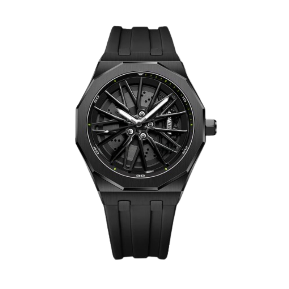 Petronas AMG G63 Gyro Orange Caliber/Black Rubber Strap